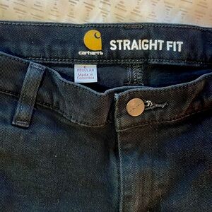 Carhartt black cargo work pants